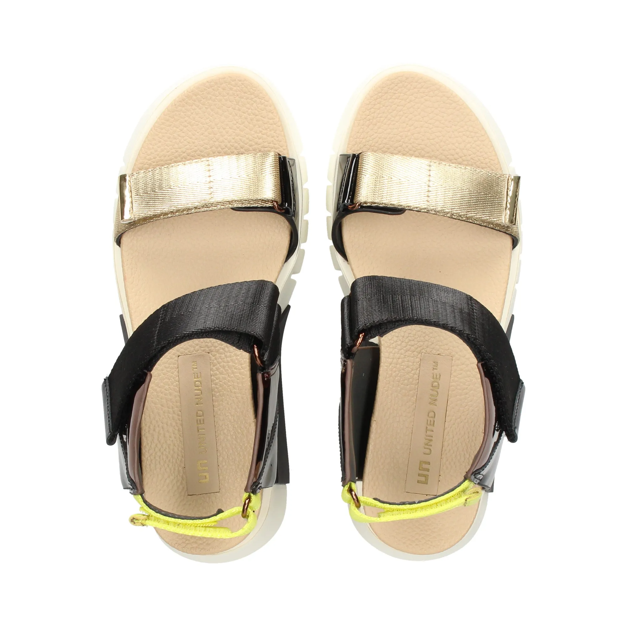 UNITED NUDE Sandalias con plataforma de Mujer BRONCE