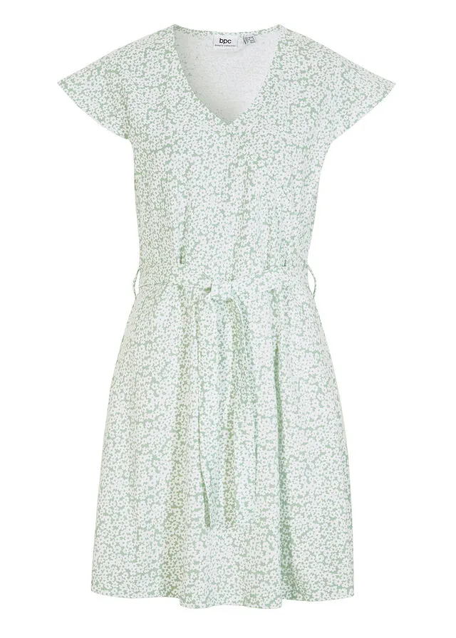 Vestido Verde pastel de flores