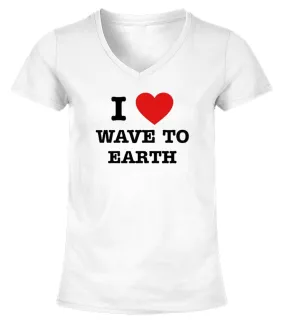 Wave to Earth Merch Camiseta cuello pico Mujer