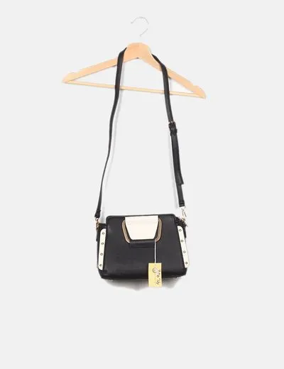 Z-FORTUNNE Bolso tote blanco y negro