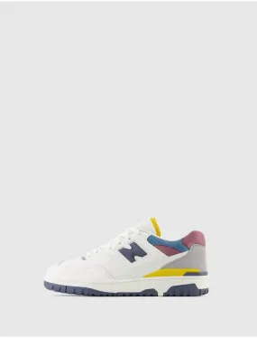 Zapatilla Urbana New Balance Bb550 Blanco/amarillo