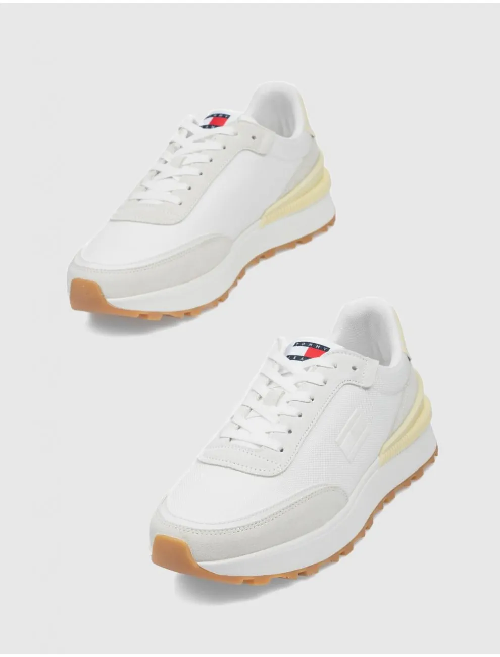 Zapatilla Urbana Tommy Hilfiger Tech Runner Ess Blanco